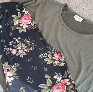 Lularoe Irma xxs and leggings